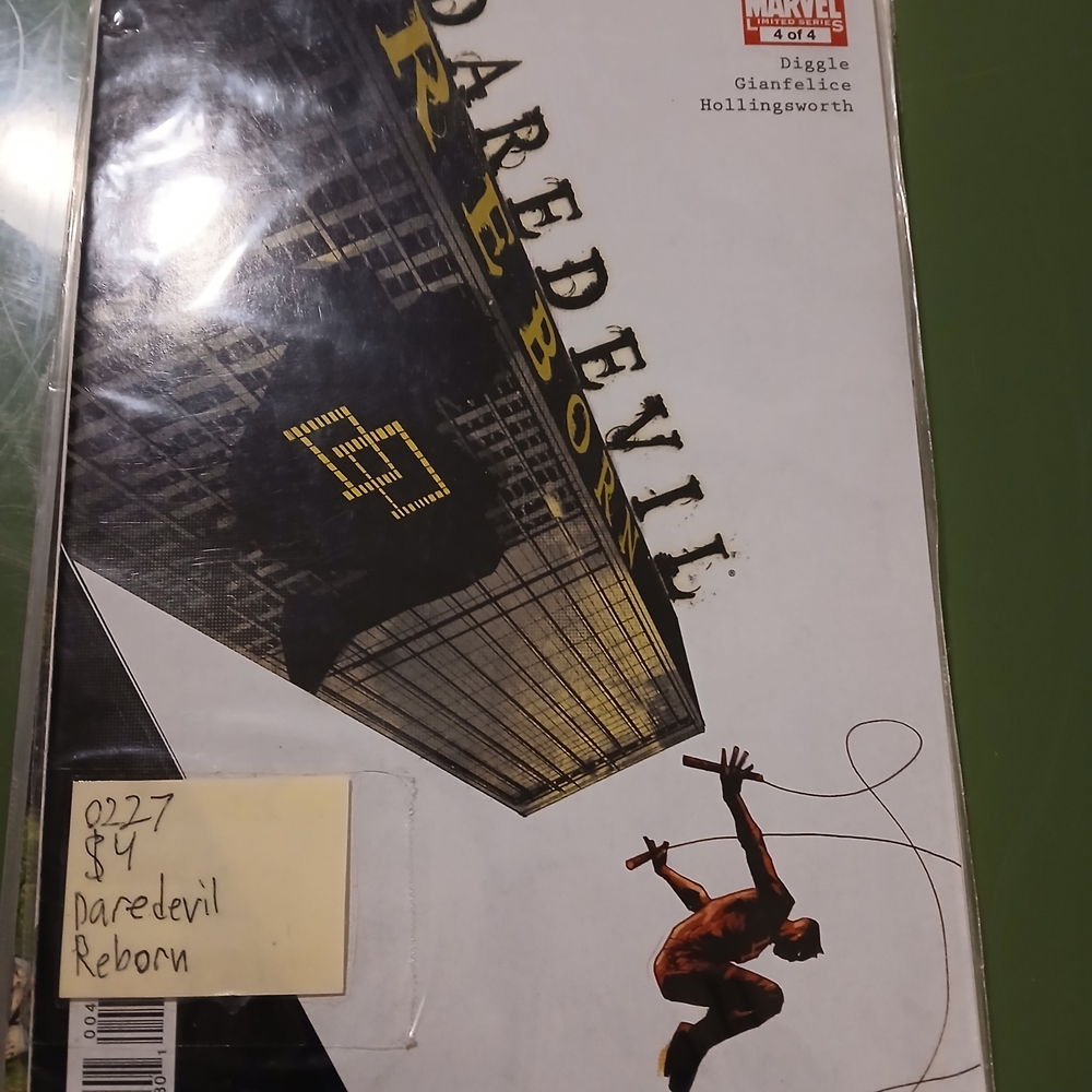 Marvel Daredevil Reborn with Gold and Black Accents
